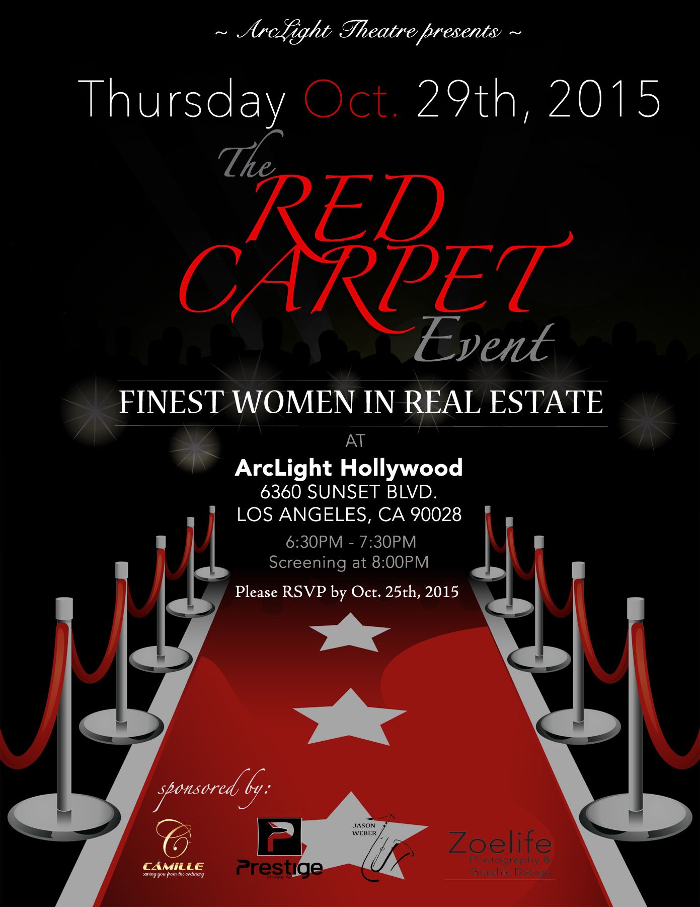 Red Carpet Premier Oct 29, 2015 at Arclight Theater