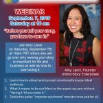 Before you tell your story, you have to own it.